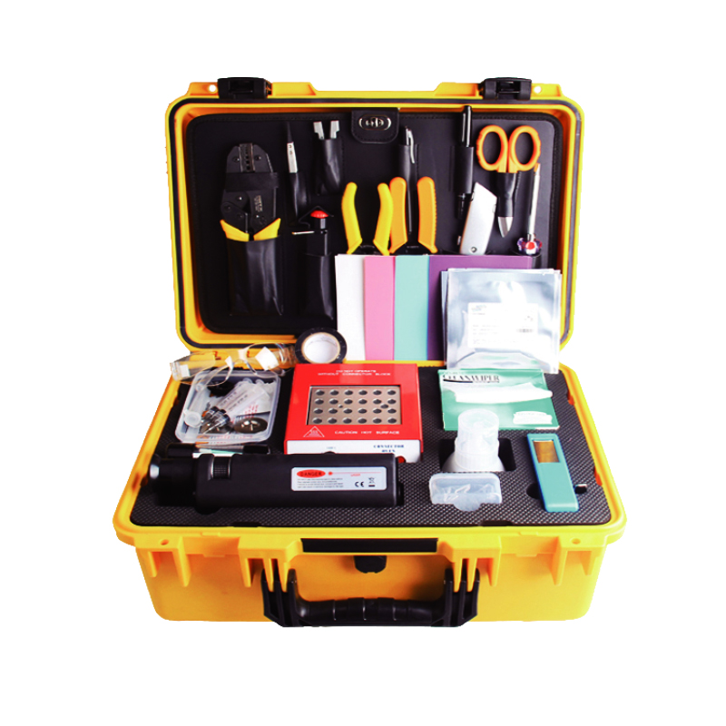 专业型光纤连接器研磨端接工具箱