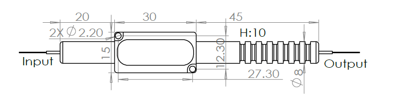 1030~2000nm 高功率保偏光纤隔离器